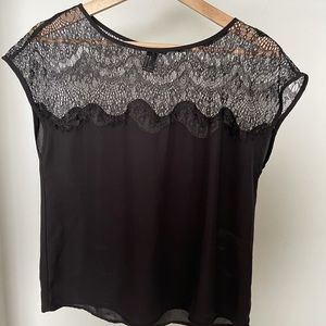 Forever 21 black blouse
